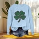 thumbnail image 5 of Ounisa St. Patrick's Day Sweatshirt for Women Clover Graphic T-Shirts Patty's Day Color Long Sleeves Tee Tops, 5 of 7