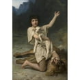 thumbnail image 3 of Elizabeth Jane Gardner Bouguereau 11x14 Black Modern Framed Museum Art Print Titled - The Shepherd David (1895), 3 of 5