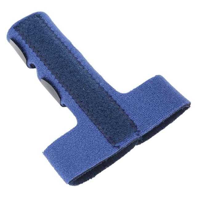 Orthèse Réglable, Attelle d'Articulation des Doigts, Pratique Tissu Composite Flexible Réglable pour la Récupération Postopératoire Femmes Hommes Protéger les Doigts Bleu, Noir