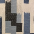 thumbnail image 4 of Plutus Brands Blue Plutus Blocks Stripe Luxury Throw Pillow 20 in x 30in, Double Sided 20" x 30" Queen, 4 of 9