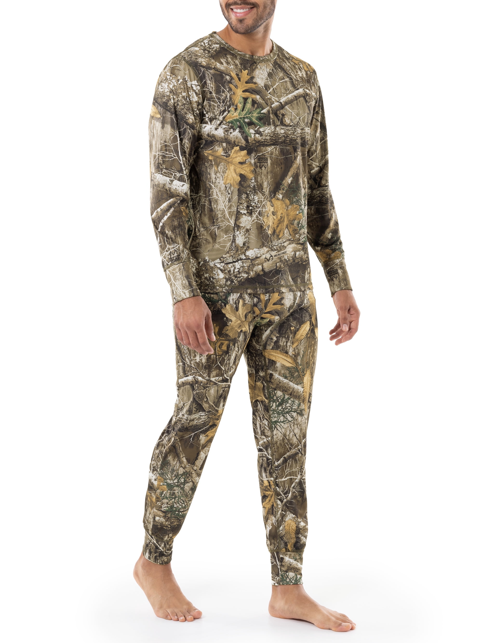 Realtree Men's Performance Hunting Baselayer Thermal Top, L