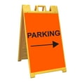 thumbnail image 6 of Plasticade 130-Y Signicade A Frame Plain Portable Folding Sidewalk Sign, Yellow, 6 of 9
