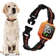 thumbnail image 1 of Collar de Corteza para Perros Grandes, Medianos y Pequeños, Collar de Ladrido con Pantalla LCD, Collar de Choque de Entrenamiento de Corteza Automática, 4 Modos de Pitido, Vibración y Choque Seguro (Naranja), 1 of 8