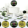 thumbnail image 5 of Big Dot of Happiness Zombie Zone - Halloween or Birthday Zombie Crawl Party Giant Circle Confetti - Party Decorations - Large Confetti 27 Count, 5 of 7
