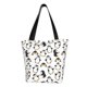 thumbnail image 1 of Fotbe whiter cute penguin Bolsa de Playa con Estampado, Bolsa de Hombro, Bolsa de Mano Espaciosa, Bolsa de Viaje Ligera, Bolsa de Compras Versátil, 1 of 6