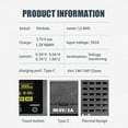 thumbnail image 2 of LiitoKala lii-M4S 4 Slots 18650 Battery Smart Charger LCD Display Battery Charger Touch Control for, 2 of 8