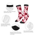 thumbnail image 3 of Honeii Rose Print Children's Colorful Socks,Unisex Kids and Toddlers' Cushioned Sock,Kids Athletic Crew Socks,for Everyday Wear and Sports, 3 of 5