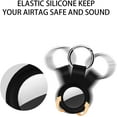 thumbnail image 6 of Compatible with AirTag Case Keychain Air Tag Holder Silicone AirTags Key Ring Cases Tags Chain Apple GPS Item Finders Accessories 4 Pack, 6 of 7