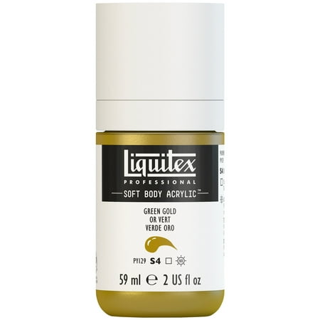 UPC: 0887452997986 | Liquitex Professional Soft Body Acrylic Color 2 oz. Green Gold