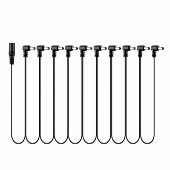 FITE ON 6-7-8-9-10 Way Guitar Effects Pedal 9V Daisy Chain Power Supply Cable Splitter