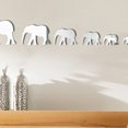 thumbnail image 3 of Elefante 3D espejo etiqueta de la pared DIY acrílico Animal espejo calcomanías extraíble decoración del hogar papel tapiz 7 piezas tholdsy  JJ11046-02, 3 of 4