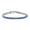 Navy, variant on Womens Clear White CZ Tennis Bracelet - 12 CTW Round Solitaire Cubic Zirconia Bridal Bracelet