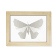 thumbnail image 1 of Resumen La mariposa blanca patron de origami Escritorio de madera Arte Pintura 6x8 pulgadas marco de foto foto, 1 of 4