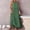 *Green, variant on Women's Halter Neck Tiered Maxi Dress,Casual Flowy A-Line Sundress Green,Women's Plus XXL