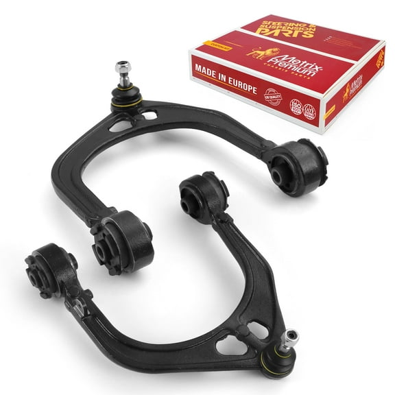 Metrix Premium Chassis Parts - Front Left & Right Upper Control Arm w Ball Joint & Bushing Assembly Kit Fits 05-08 Chrysler 300 RWD, 05-08 Dodge Magnum, 06-08 Charger RK620177 RK620178 Made in Europe