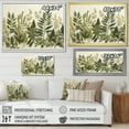 thumbnail image 4 of Designart "Chive Symphony Herbs III" Floral Framed Wall Art Decor - Traditional Green Herbs Entryway Framed Wall Art Print, 4 of 6
