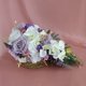 thumbnail image 5 of Simulación de novia de boda con gotas de agua sosteniendo flores Fotografía de boda al aire libre Ramo de flores Diseño de campo de boda, 5 of 5