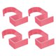 thumbnail image 1 of CRAFTHROU 4Ud Gancho De Multifuncional Para Colgar Bolsas Y Auriculares Rosa, 1 of 8