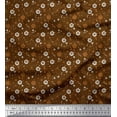 thumbnail image 1 of Soimoi Cotton Duck Fabric Dot,Star & Floral Shirting Print Sewing Fabric Yard 56 Inch Wide, 1 of 1