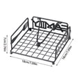 thumbnail image 2 of Kitchen aid Napkin Holder For Kitchen - Modern Flat Napkin Dispenser For Home & Outdoor Dining, Paper Napkin Holders With Weighted Arm For Easy Access - Keep Your Dining, 2 of 5
