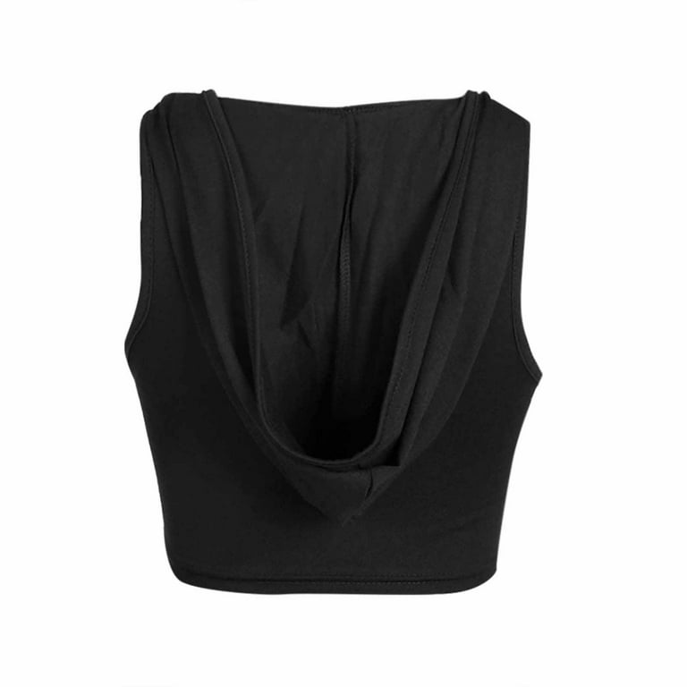 Black Seamless Sports Bra Crop Top Vest Shapewear Comfort Stretch Stra –  ZYBUX