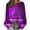 Purple, variant on Aofany Womens Christmas Sweater Crew Neck Christmas Tree Graphic Shirts Oversized Xmas Pullover Sweater
