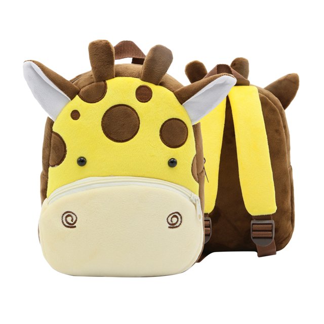 Bonita mochila para niños pequeños, bolso para niños pequeños, mini bolso de viaje con dibujos animados de peluche para bebé