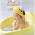 thumbnail image 4 of TELOLY Toddler Baby Shower Cap Bath Hat Bathing Safe Silicone Protection Children'S Shampoo Cap Adjustable Tear-Free for Toddler Kids Hair Washing Accessory, 4 of 7