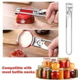 thumbnail image 4 of Jar Opener for Weak Hands, Stainless Steel Bottle Cap Opener for Easy Opening, Gripper Tight Lid Opener for Seniors with Arthritis and Kids, Jar Gripper for Kitchen, 4 of 6