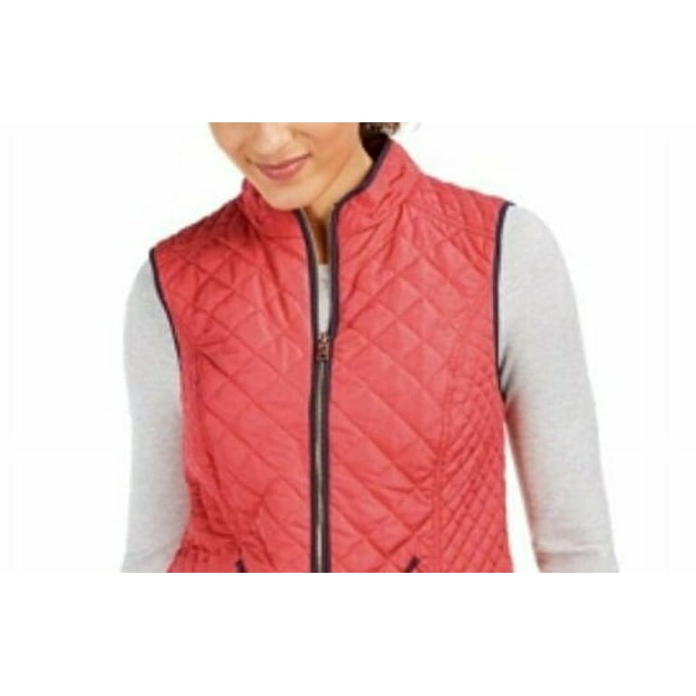 Charter club shop quilted vest