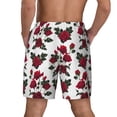 thumbnail image 4 of Haiem Rose Flowers Mens Swim Trunks with Compression Liner 2 in 1 Swimming Shorts Stretch Swimwear Quick Dry,Board Shorts-X-Large, 4 of 9