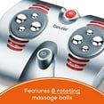 Beurer Shiatsu Foot Massager with 8 Rotating Massage Heads and Optional