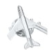 thumbnail image 4 of 2 Piezas De Plata Pines De Broche De Broches De Pines De Solapa Insignia Mujeres Niñas Niños Ropa Bolsa Decoración, 4 of 9