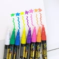 thumbnail image 6 of 8Pcs Dry Erases Markers Fluorescent Markers Highlighters for Window, Whiteboard, 6 of 18