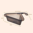 thumbnail image 6 of SPRING PARK Swan Shape Sink Strainer for Kitchen Sink Triangular Corner Kitchen Sink Strainer Punch-Free Multifunctional Sink Basket for Kitchen, 6 of 7