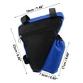 thumbnail image 3 of Unique Bargains Bike Triangle Frame Bag with Bottle Holder Cycling Storage Bag Blue, 3 of 7