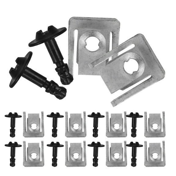 OUNONA  10 Pcs Engine Undertray Cover Clips Vehicle Screws Bolts Undercarriage
