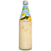 Kuii Drinks Coconut Milk with Nata de Coco, Pineapple, 485 mL Single Glass Bottle