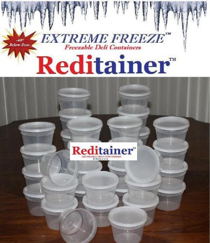 Reditainer Extreme Freeze Deli Food Containers With Lids 40-pack for sale  online