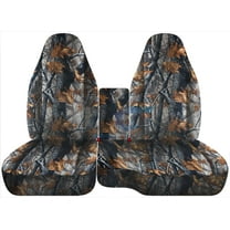 Fits 1991-1997 Ford Ranger Camo Seat Covers(60/40 Bench) w Opening Console:Gray Real Tree
