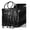 Black 16", variant on Byootique 20" Rolling Tote Bag Grocery Bag on 5 Wheels for Travel MidnightGlitz