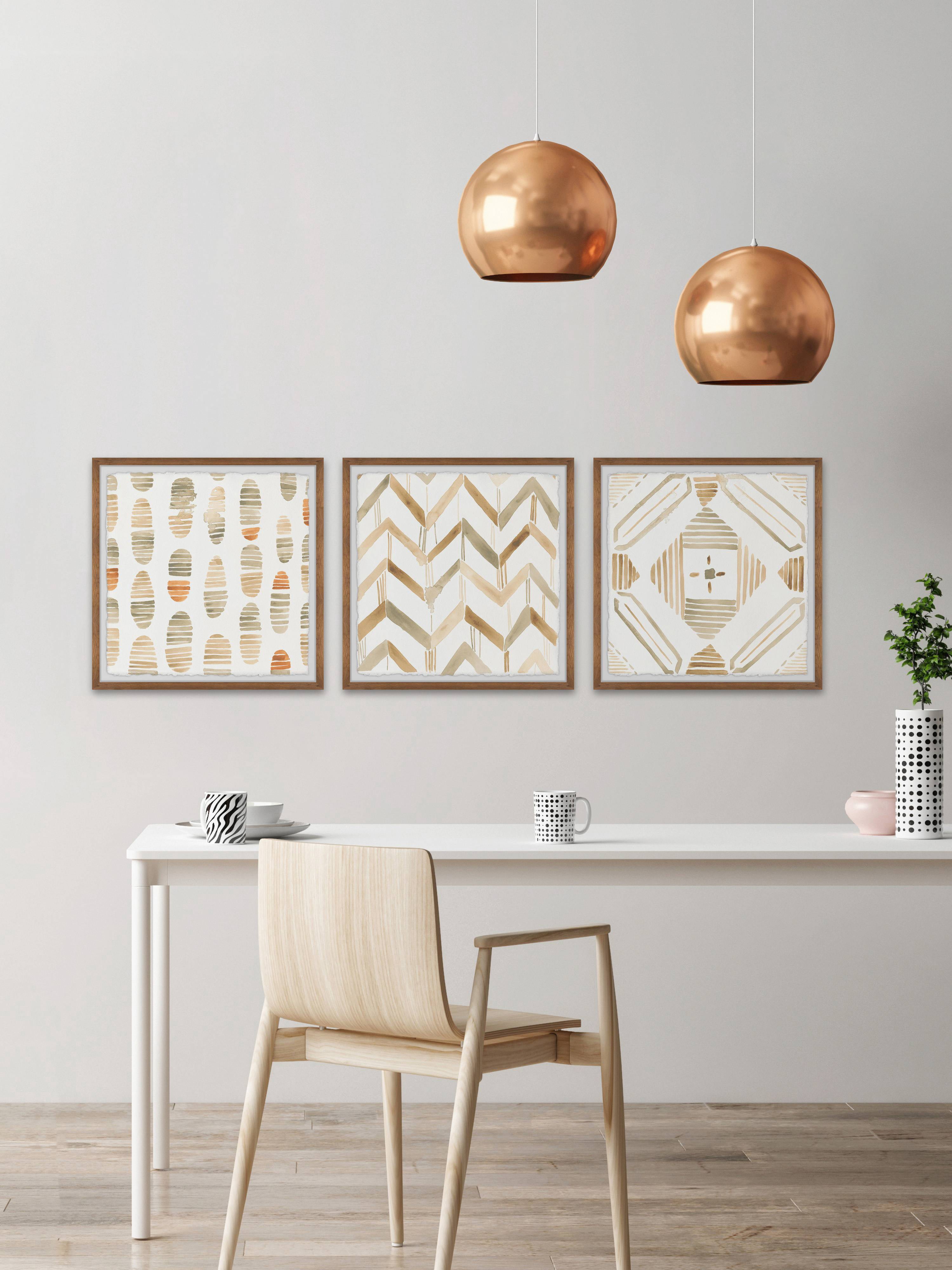 Marmont Hill All About the Lines Triptych Art Prints