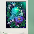 thumbnail image 4 of Pintura de diamante 5D DIY, taladro parcial con forma especial, flor, decoración del hogar, 30x40cm, 4 of 9