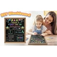 thumbnail image 5 of MOQIN First Day and Last Day of School Chalkboard Sign, Reusable Wooden 1st Day of Preschool/Kindergarten Photo Props,10 x 12 Inch Back to School Decorations, 5 of 6