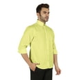 thumbnail image 3 of Bestman Formal Front Button Placket Solid Shirts For Mens Long Sleeve Regular Fit Shirt, 3 of 5