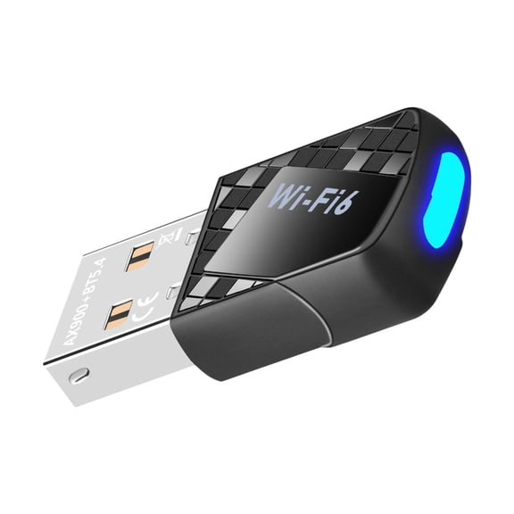 WiFi 6 AX600 USB Adapter 2.4Ghz&5GHz Double Band Networking Receiver Dongle For PC Desktop