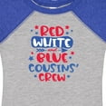 thumbnail image 4 of Inktastic Cousins Crew Red White and Blue 4th of July Boys or Girls Baby Bodysuit, 4 of 5
