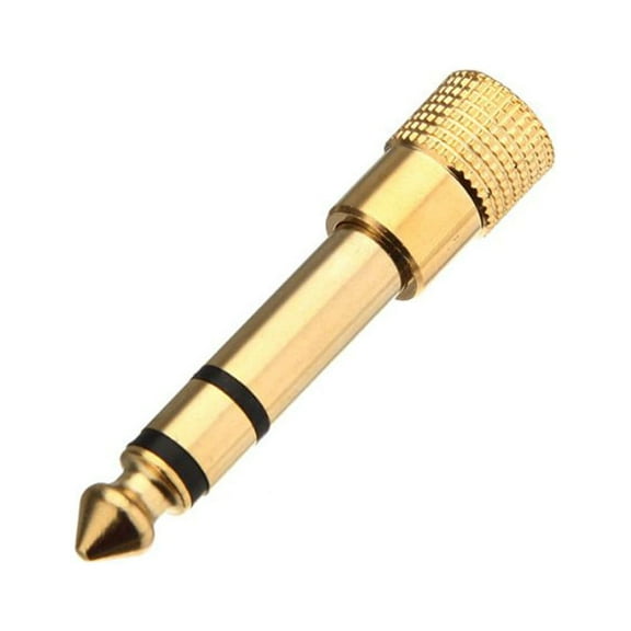 axGear 3.5mm to 6.5mm Audio Jack Adapter Female to Male Stereo Converter for Speaker