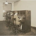 thumbnail image 2 of Three Female Telephone Switchboard Operators In The Quotation Room Of New York Stock Exchange. Until The 1960S When, 2 of 2
