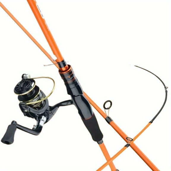 Carbon Fiber 70.86in Castable Two-Stage Plug-in Design EVA Grip Outdoor Fishing Rod